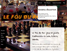 Tablet Screenshot of lefouduroi-pau.fr